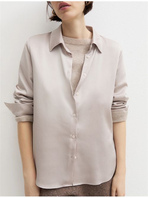 Camicia in raso martellato crinckle EMME MARELLA | EMMLIRA164/005